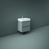 RAK-Joy 600mm Two Drawer Wall Hung Vanity With Modern Basin - Urban Grey