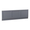 Traditional 1700mm Matte Grey Bath MDF Front Panel