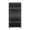 Terma Quadrus Bold Heated Towel Rail 1185x600mm Metallic Black