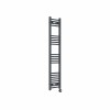 Bergen 1400 x 300mm Straight Anthracite Thermostatic Touch Control Electric Heated Towel Rail