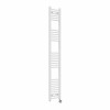 Bergen 1800 x 300mm Straight White Thermostatic Touch Control Electric Heated Towel Rail