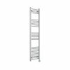 Bergen 1600 x 400mm Straight Chrome Thermostatic Touch Control Wifi Electric Heated Towel Rail