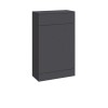 Imperio Verona - Bathroom Back to Wall WC Toilet Unit 500mm - Matt Grey