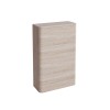 500mm Light Oak Effect Back To Wall Unit