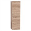 Light Oak Effect Wall Hung High 2 door Cabinet Cupboard 1200mm