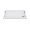 Kudos KStone - Anti-Slip 1100 x 700mm Rectangular Shower Tray - White - KS11070SR