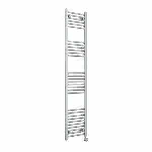 Bergen 1800 x 400mm Straight Chrome Thermostatic Touch Control Electric Heated Towel Rail