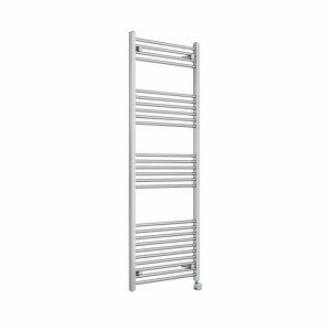 Bergen 1600 x 600mm Straight Chrome Thermostatic Touch Control Wifi Electric Heated Towel Rail