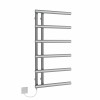 Kristiansund 988 x 500mm Chrome Electric Designer Heated Towel Rail