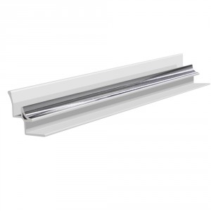 Murar - 8mm PVC Internal Corner Trim - Silver