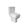 RAK-Series 600 Close Coupled Open Back Pan, Cistern & Soft Close Seat