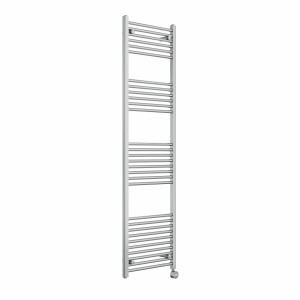 Bergen 1800 x 500mm Straight Chrome Thermostatic Touch Control Electric Heated Towel Rail