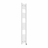 Bergen 1800 x 300mm Straight White Thermostatic Touch Control Wifi Electric Heated Towel Rail