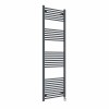 Bergen 1800 x 600mm Straight Anthracite Thermostatic Touch Control Electric Heated Towel Rail