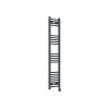 Bergen 1400 x 300mm Straight Anthracite Thermostatic Touch Control Wifi Electric Heated Towel Rail