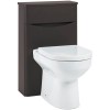 Imperio Bellissima - 500mm Toilet Unit - Wolf Grey