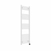 Bergen 1600 x 500mm Straight White Thermostatic Touch Control Wifi Electric Heated Towel Rail