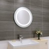 Blanc 590mm Round Illuminated LED Mirror with Demister Pad