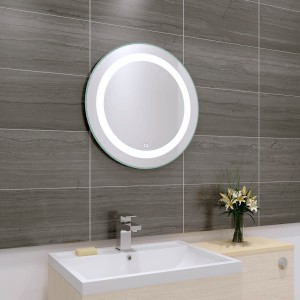 Blanc 590mm Round Illuminated LED Mirror with Demister Pad