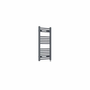 Bergen 800 x 400mm Straight Anthracite Electric Heated Towel Rail