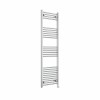 Bergen 1600 x 500mm Straight Chrome Thermostatic Touch Control Wifi Electric Heated Towel Rail
