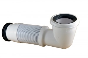 Flexible Waste Pan Connector Bent 90 Degree