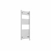 Bergen 1200 x 500mm Straight Chrome Thermostatic Touch Control Wifi Electric Heated Towel Rail