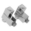 Designer Square Angled 15mm Radiator Valve Pack