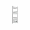 Bergen 1200 x 500mm Straight Chrome Prefilled Electric Heated Towel Rail