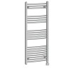 Fjord 1200 x 500mm Curved Chrome Thermostatic Electric Heated Towel Rail