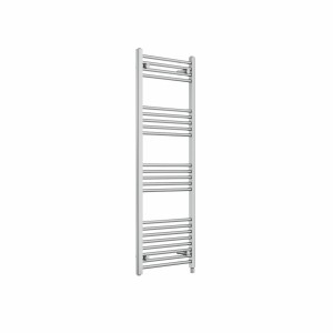 Bergen 1400 x 500mm Straight Chrome Prefilled Electric Heated Towel Rail