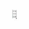 Bergen 600 x 400mm Straight Chrome Thermostatic Touch Control Electric Heated Towel Rail