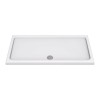 Kudos KStone - Anti-Slip 1600 x 700mm Rectangular Shower Tray - White - KS16070SR
