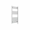 Bergen 1200 x 600mm Straight Chrome Thermostatic Wifi Control Electric Heated Towel Rail