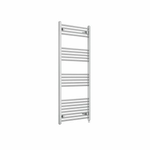 Bergen 1400 x 600mm Straight Chrome Prefilled Electric Heated Towel Rail