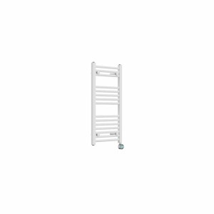 Bergen 800 x 400mm Straight White Thermostatic Touch Control Wifi Electric Heated Towel Rail