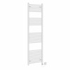 Bergen 1800 x 500mm Straight White Thermostatic Electric Heated Towel Rail with White Terma Element