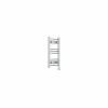 Bergen 600 x 300mm Straight Chrome Thermostatic Touch Control Electric Heated Towel Rail