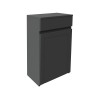 Imperio Bordeaux - 500mm Traditional WC Unit - Charcoal Grey