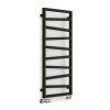 Terma Zig Zag Heated Towel Rail 1070x500mm Heban Black
