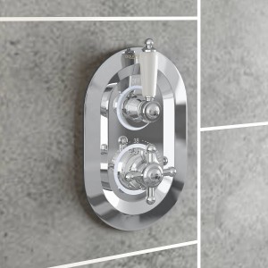 Abbey Traditional Thermostatic Concealed Shower Valve