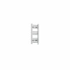 Bergen 600 x 300mm Straight Chrome Prefilled Electric Heated Towel Rail