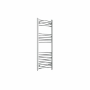 Bergen 1200 x 500mm Straight Chrome Prefilled Electric Heated Towel Rail
