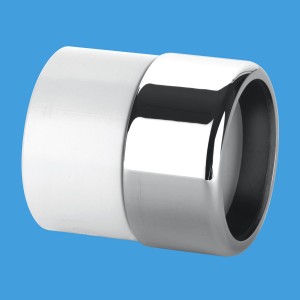 McAlpine ABS32/35G-CB - Straight CP Brass x ABS Connector 1 1/4" x 32 / 35mm