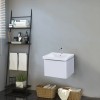 RAK-Resort 500mm Wall Hung Single Draw Vanity Unit - Matt White