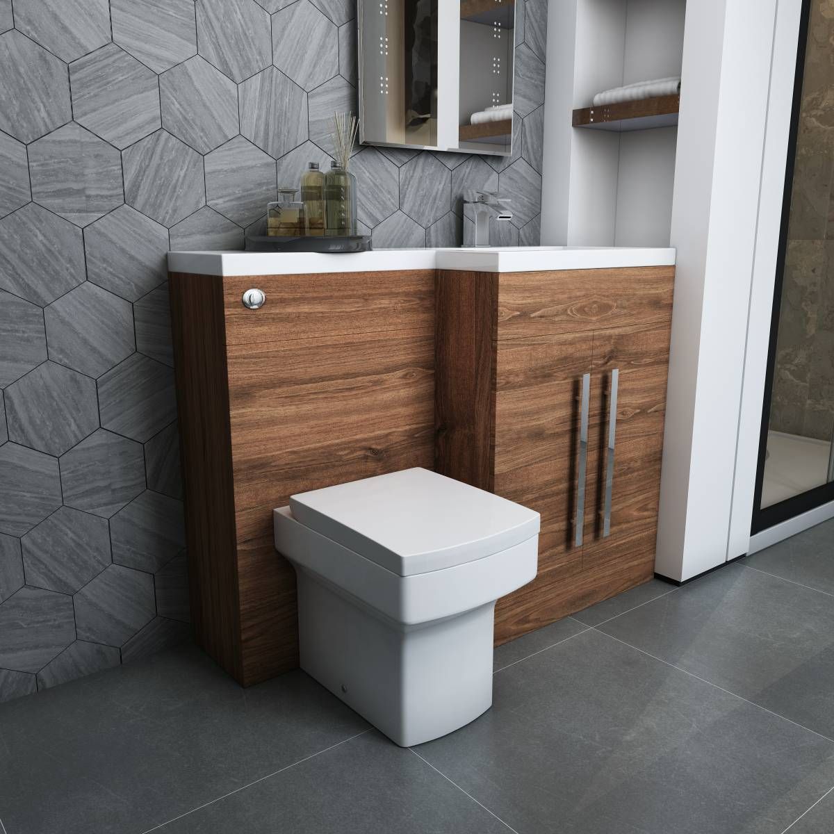  Vanity Unit In Bathroom Setting Image